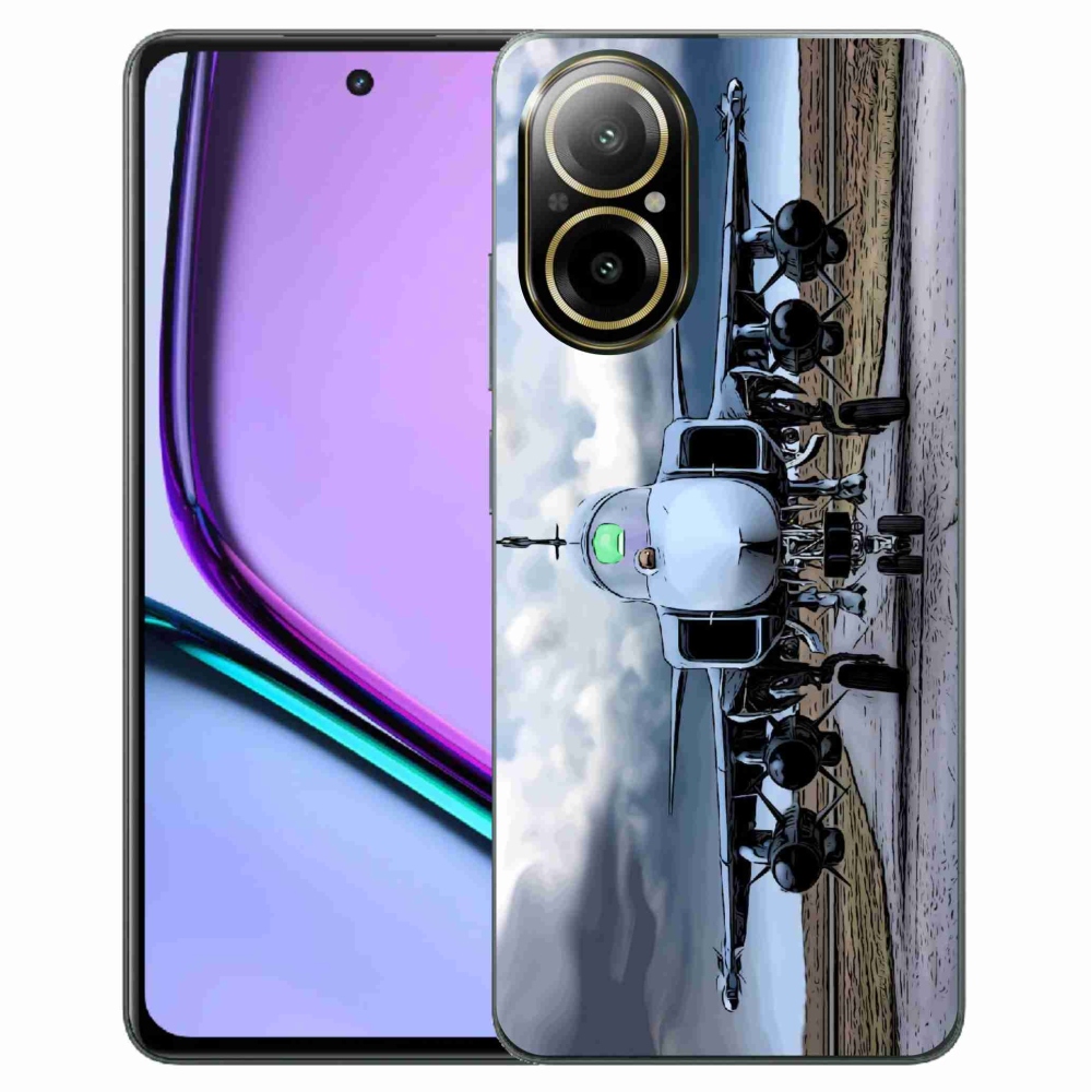 Gél borítás mmCase a Realme C67-hez - katonai repülőgépek
