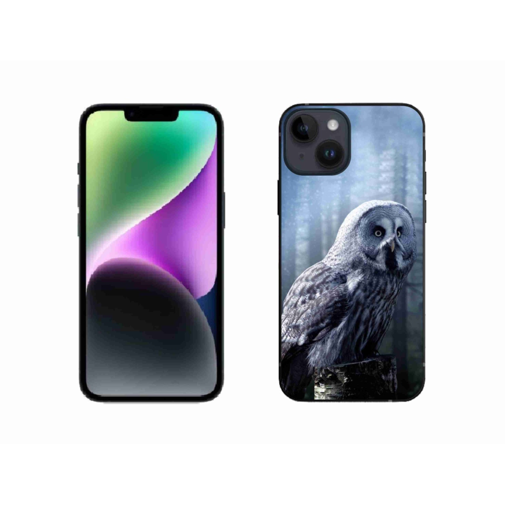 Zselés borítás mmCase iPhone 14 készülékhez - bagoly