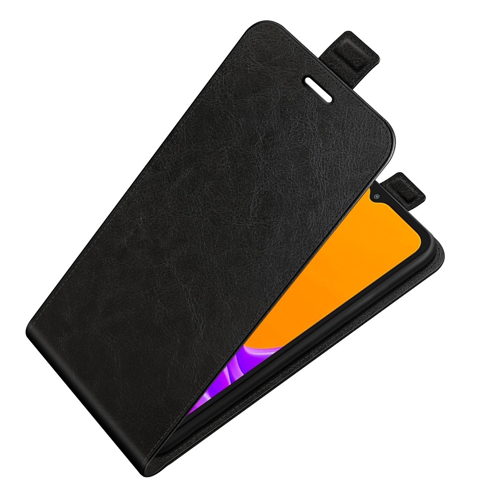 Függőleges könyvtáska Samsung Galaxy Xcover 7 Pro készülékhez - fekete