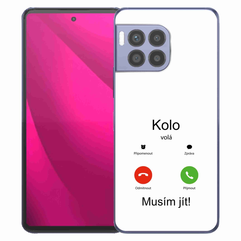 Zselés borító mmCase a T-Mobile T Phone 2 Pro készülékhez - a kerék fehér háttérrel hívja a felhasználót