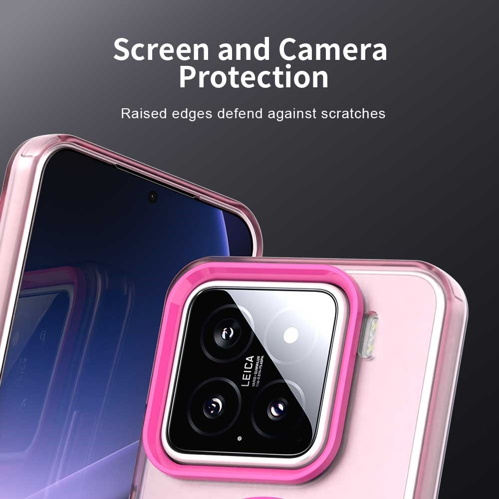 Candy zselés tok MagSafe-val a Xiaomi 15 Pro-n - rózsaszínű