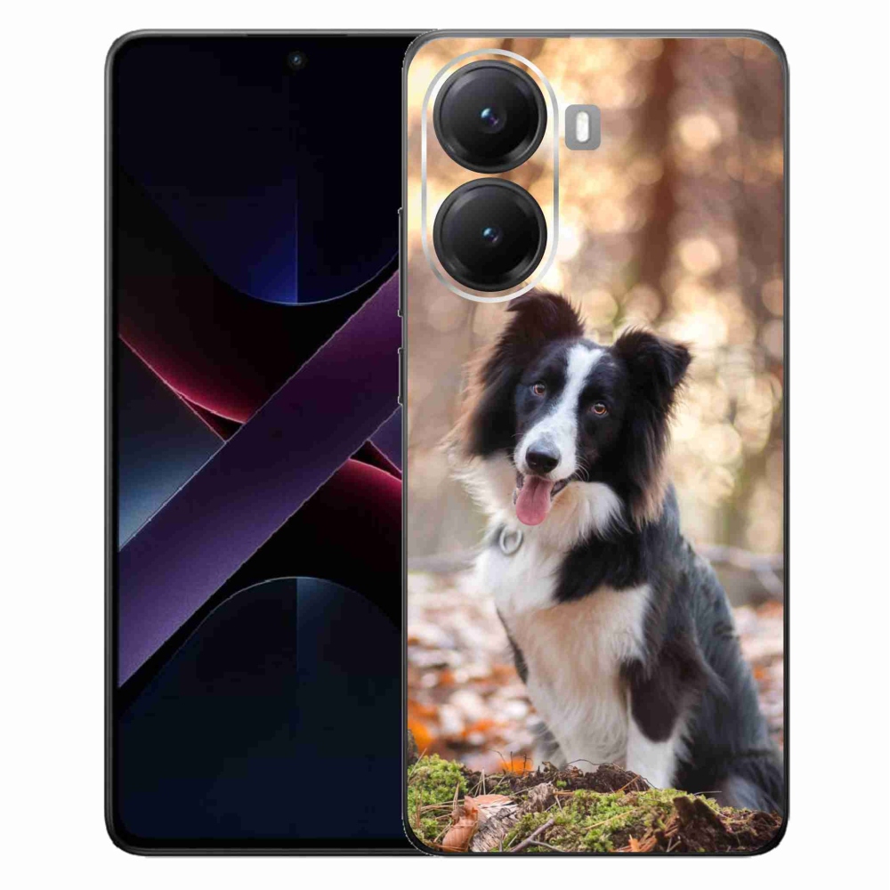 Gél borító mmCase a Xiaomi Poco X7 Pro 5G számára - border colie 1