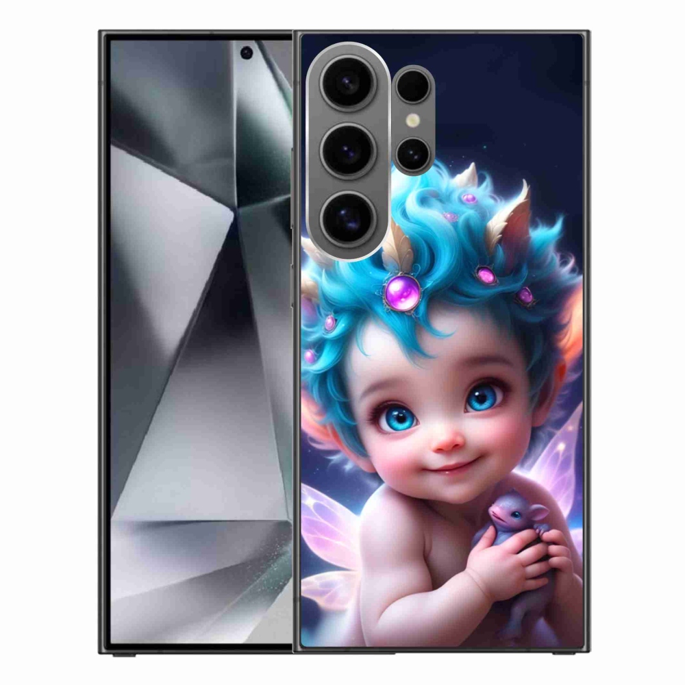 Gél borítás mmCase Samsung Galaxy S24 Ultra - baba pillangószárnyakkal