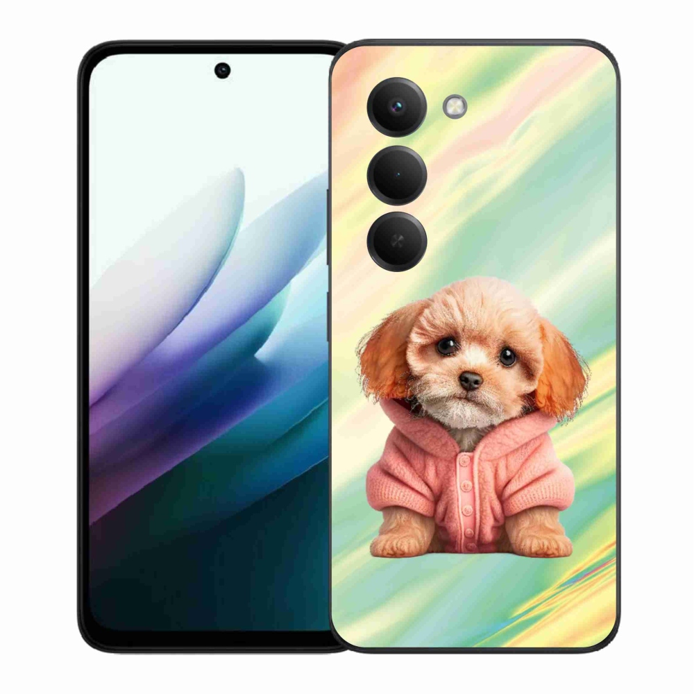 Gél borítás mmCase a Xiaomi Redmi 15 4G/5G (171mm) - pulóveres kiskutya