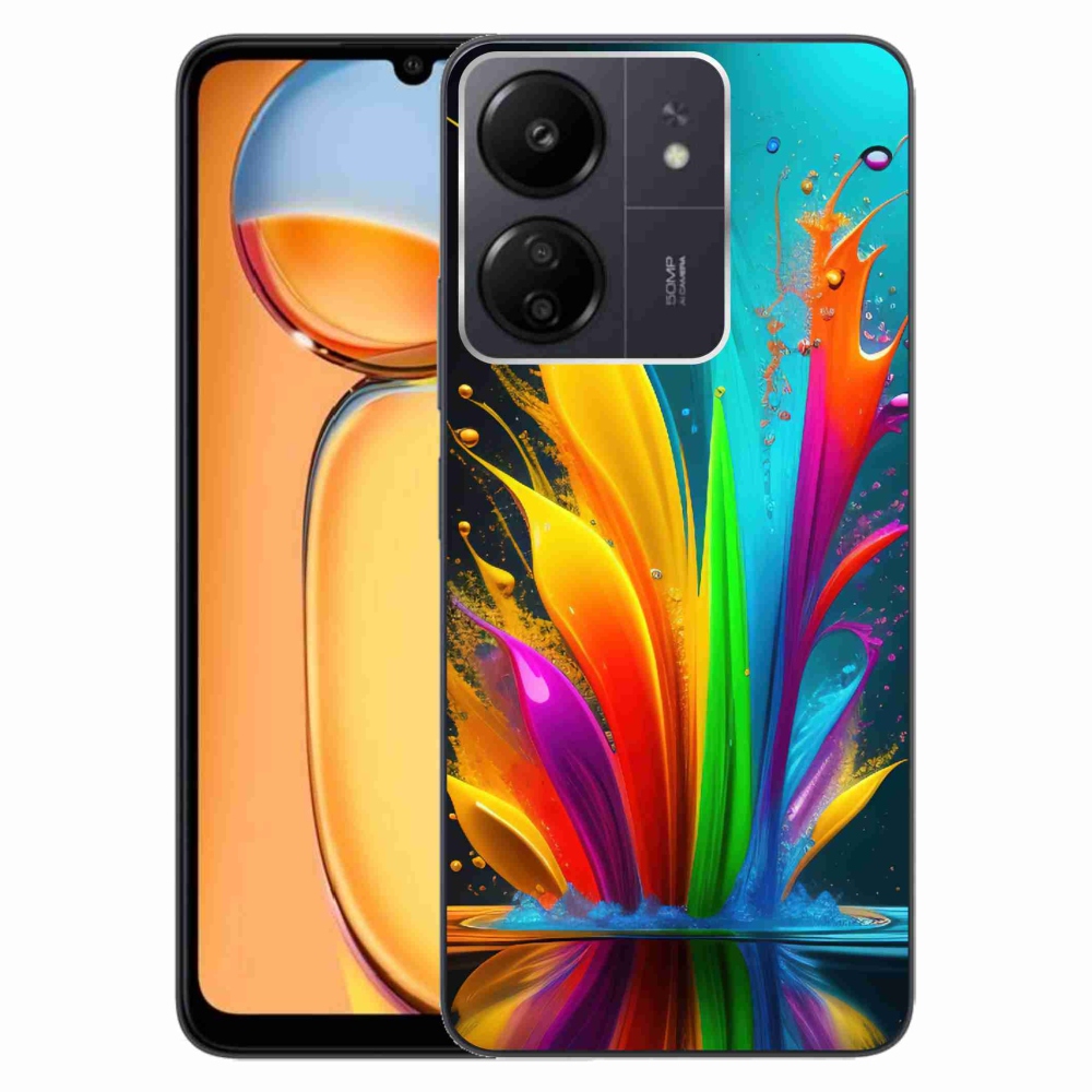 Gél borítás mmCase a Xiaomi Poco C65/Redmi 13C számára - absztrakt motívum 1