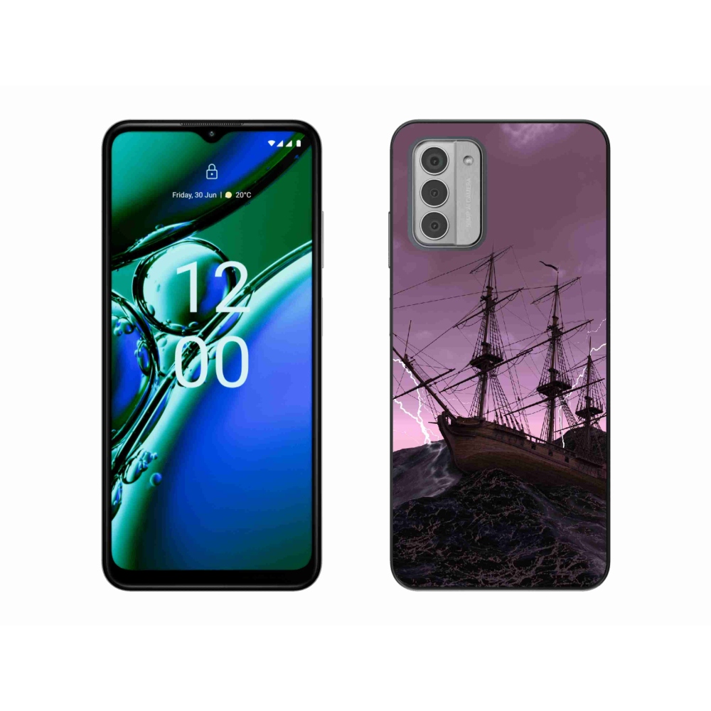 Zselés borítás mmCase a Nokia G42-hez - hajó a viharban