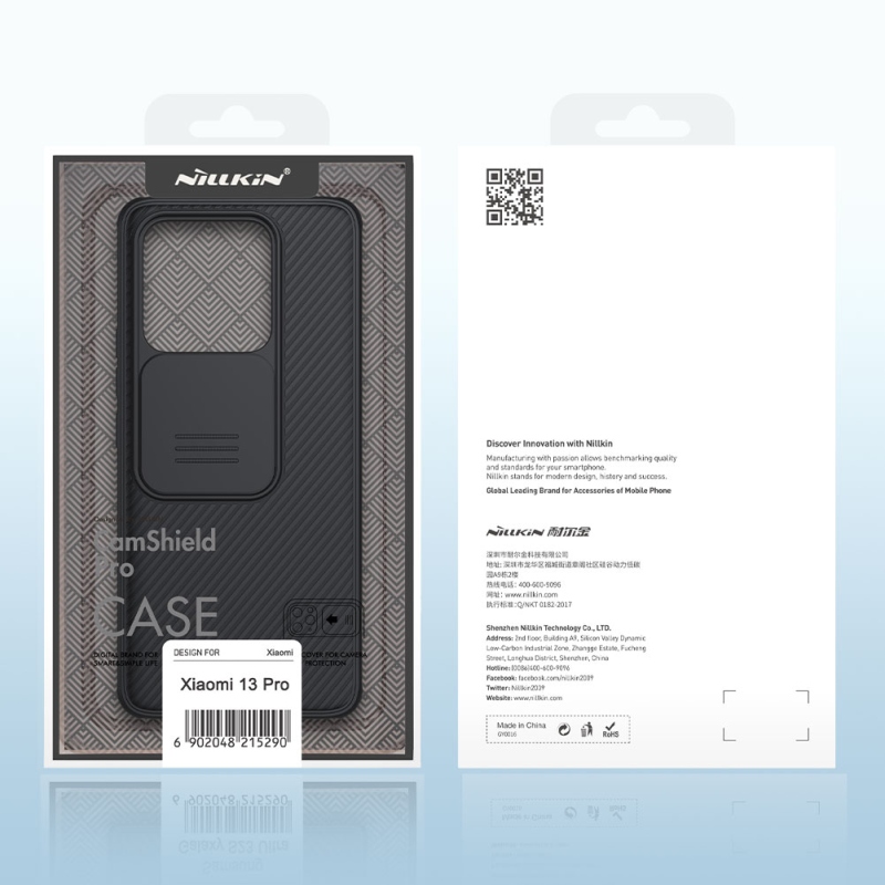 Nillkin CamShield PRO hátlap Xiaomi 13 Pro fekete színű hátlaphoz