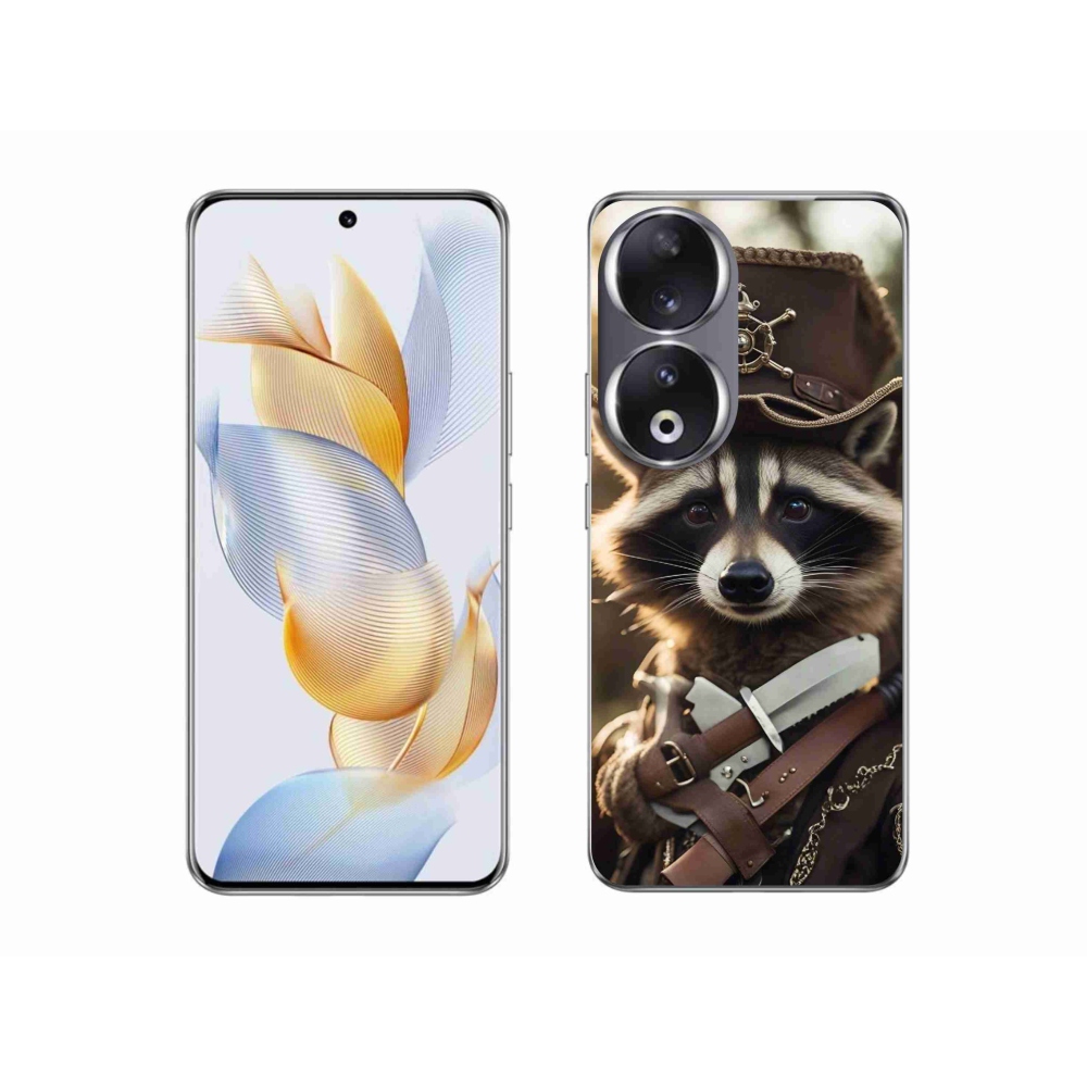 Zselés borító mmCase a Honor 90-hez - mosómedve egyenruhában