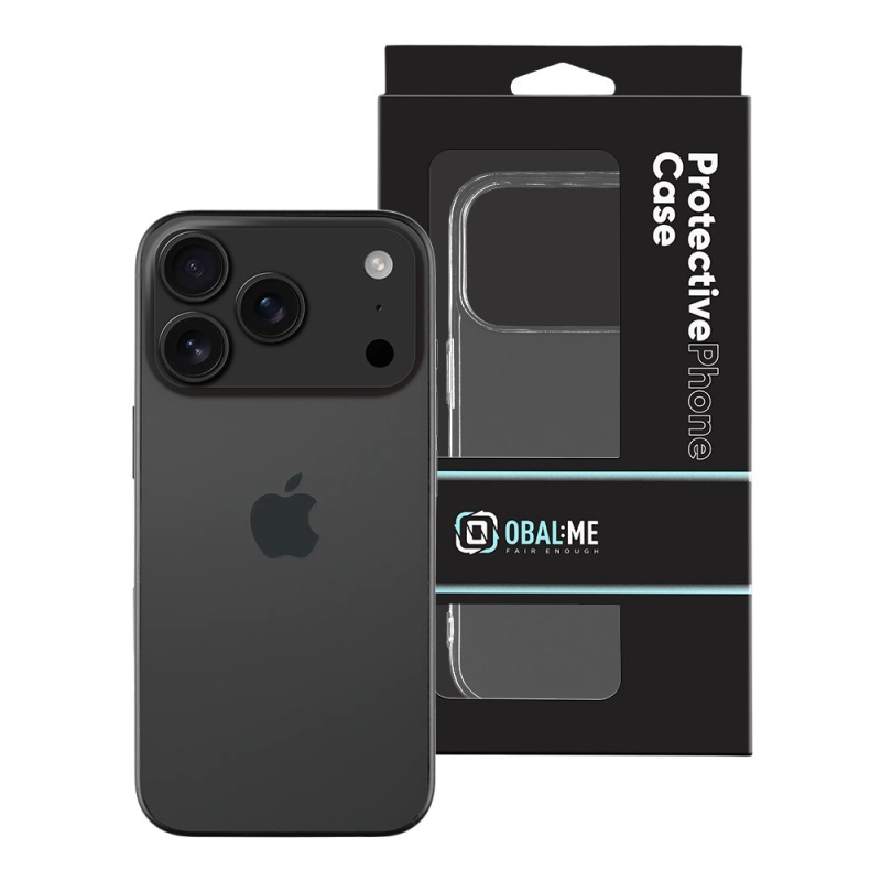 COVER:ME TPU borító az Apple iPhone 17 Pro számára Átlátszó