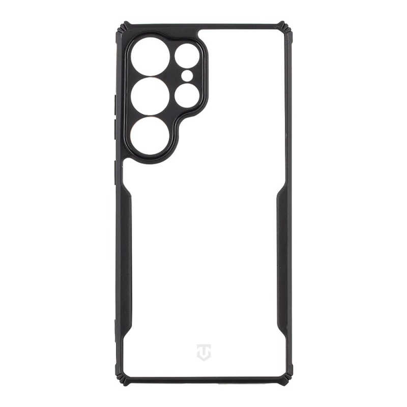 Tactical Quantum Stealth Cover for Samsung Galaxy S25 Ultra Clear/Black (átlátszó/fekete)