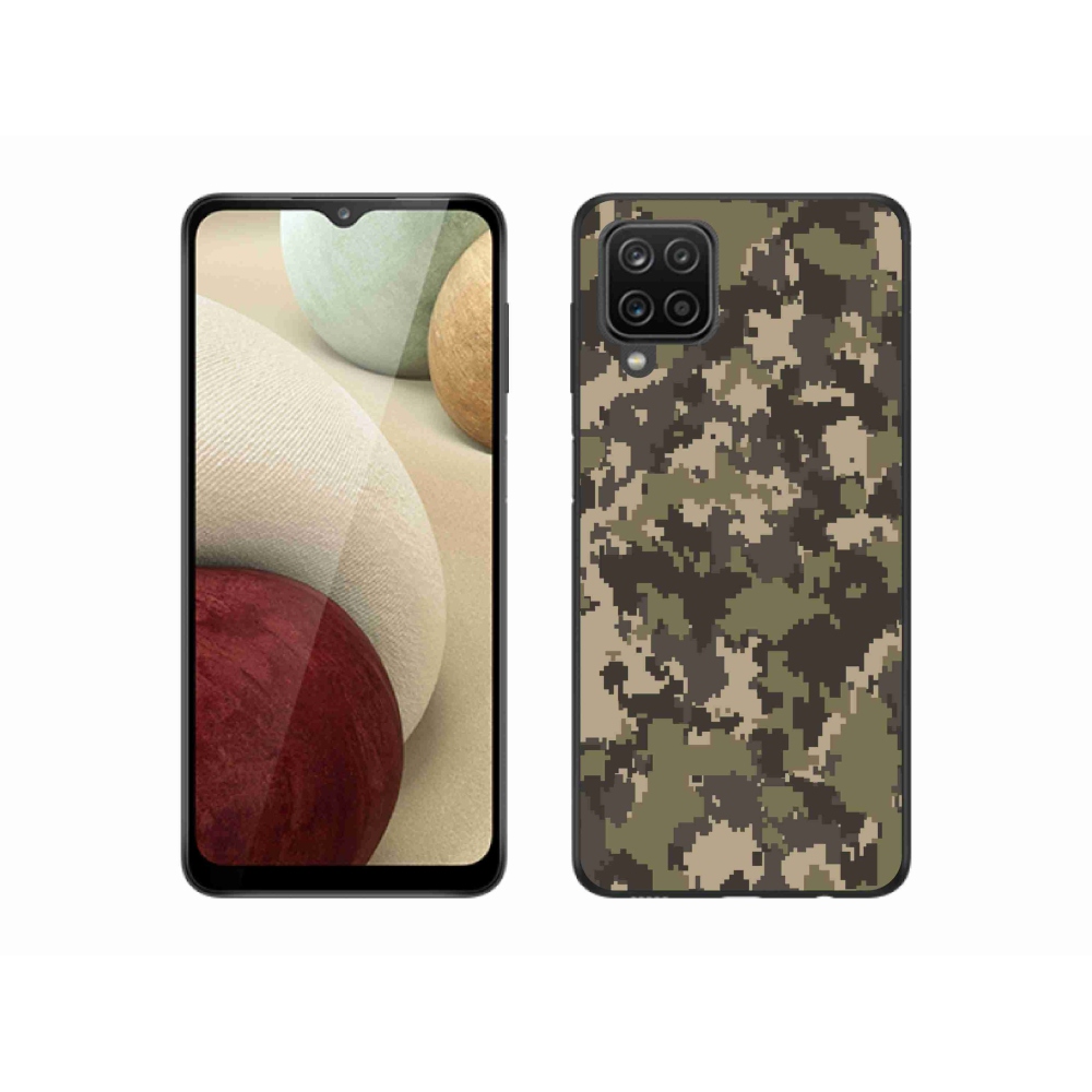 Zselés borítás mmCase Samsung Galaxy M12 - terepszínű mintázat 12