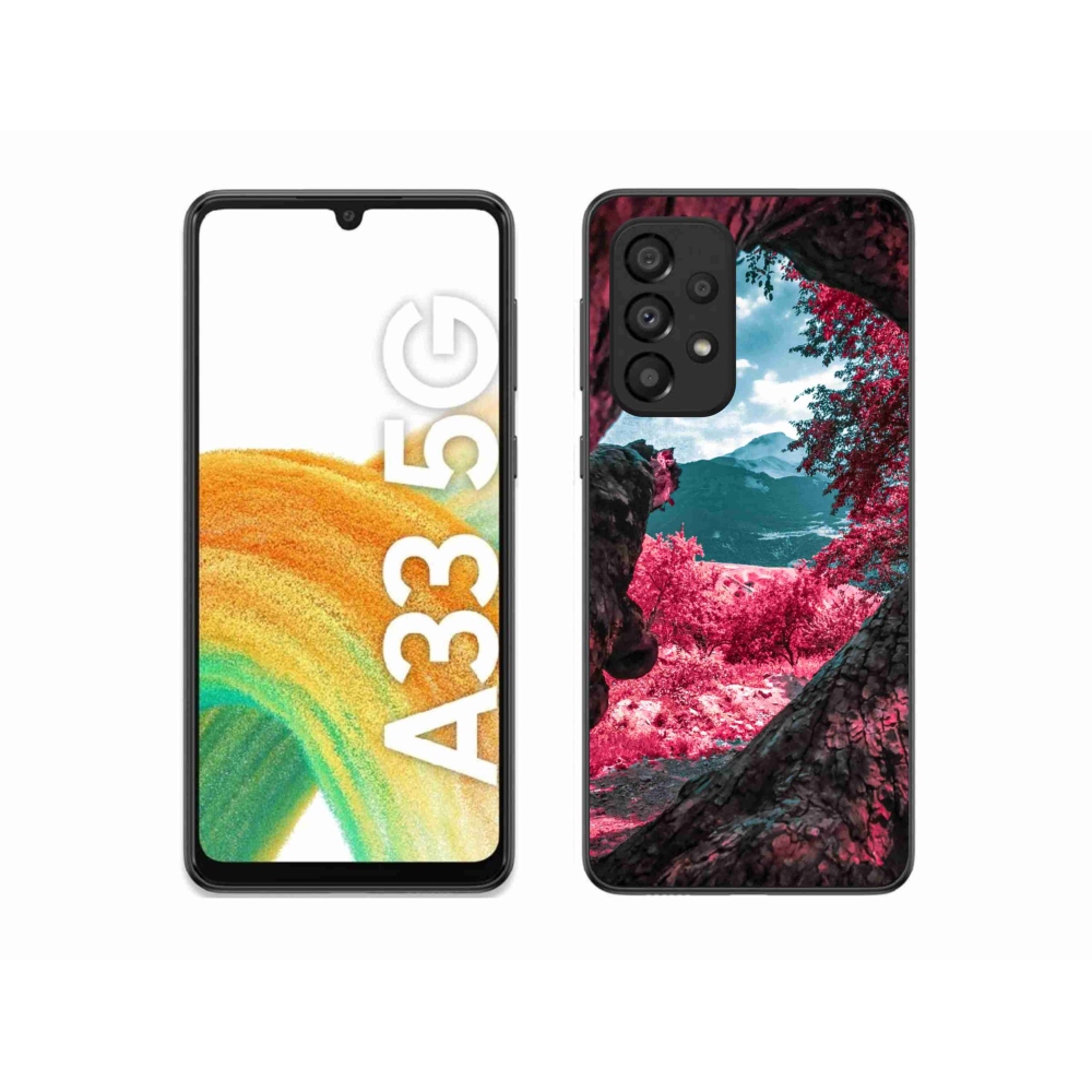 Gél borítás mmCase Samsung Galaxy A33 5G - hegyi kilátás