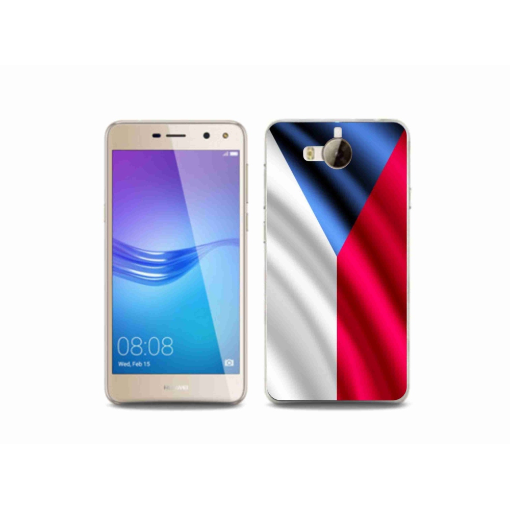 Gél borító mmCase a mobil Huawei Y6 (2017) - cseh zászlóhoz