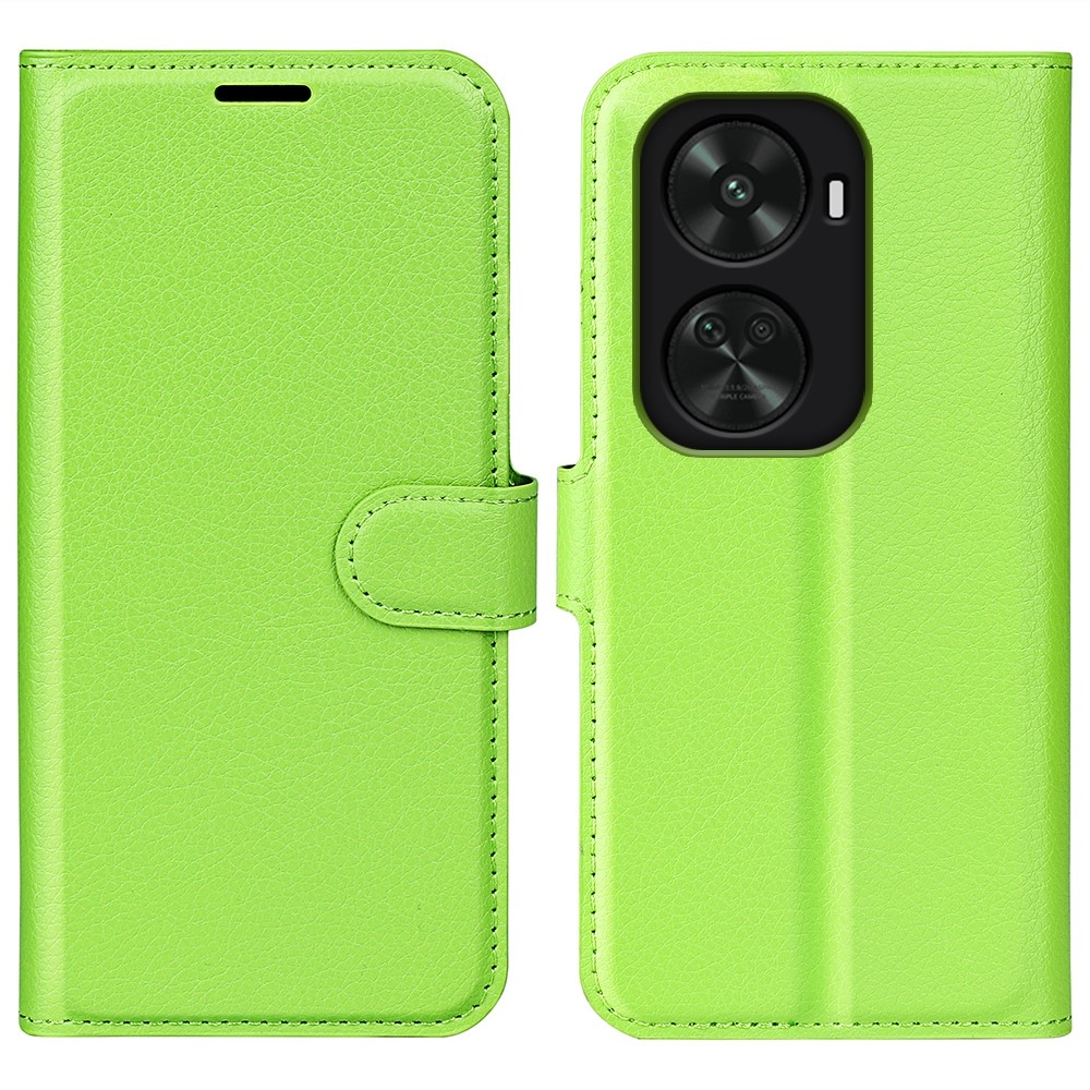 Litchi könyv tok Huawei Nova 12 SE-hez - zöld