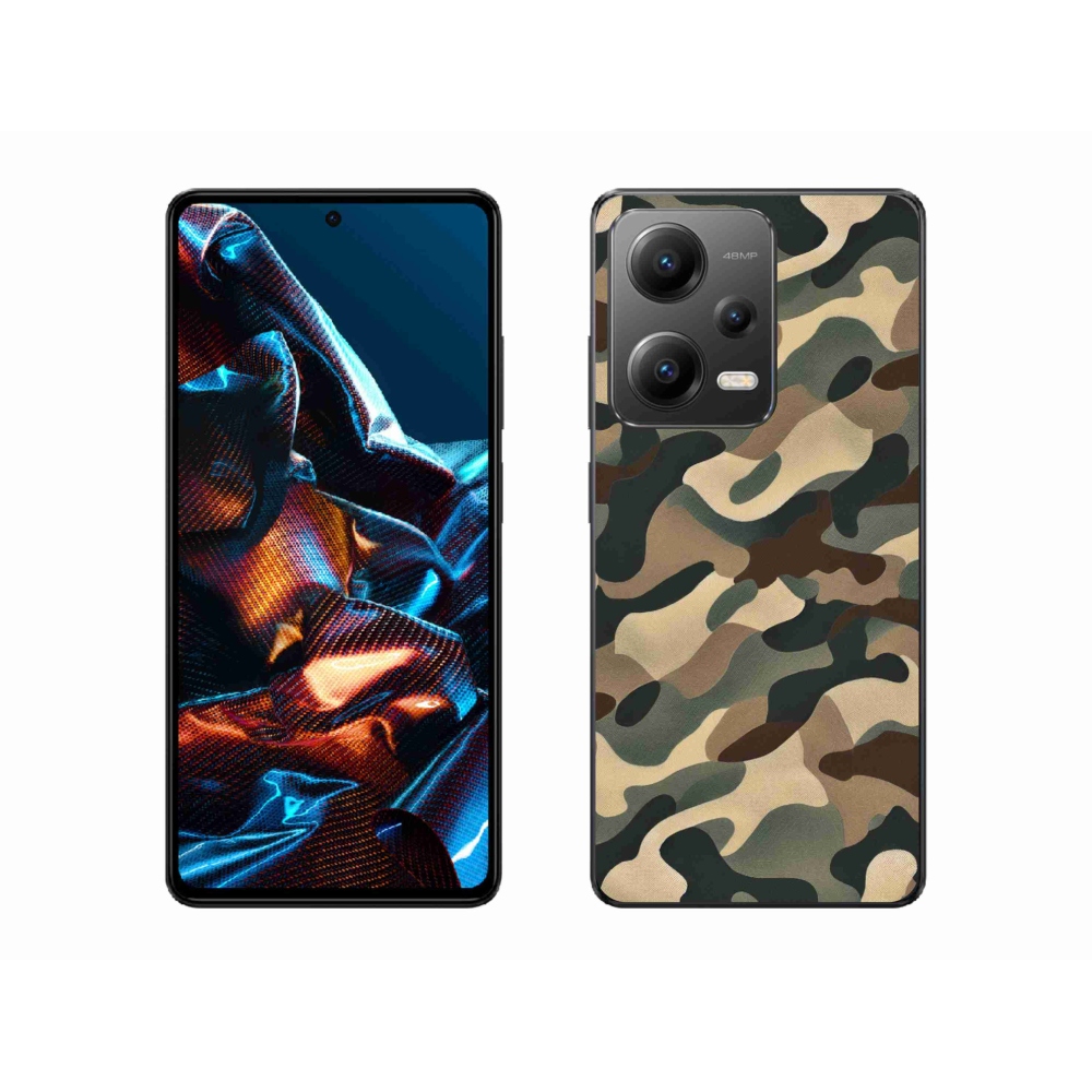 Gél borítás mmCase a Xiaomi Redmi Note 12 Pro 5G-hez - álcázó minta 11