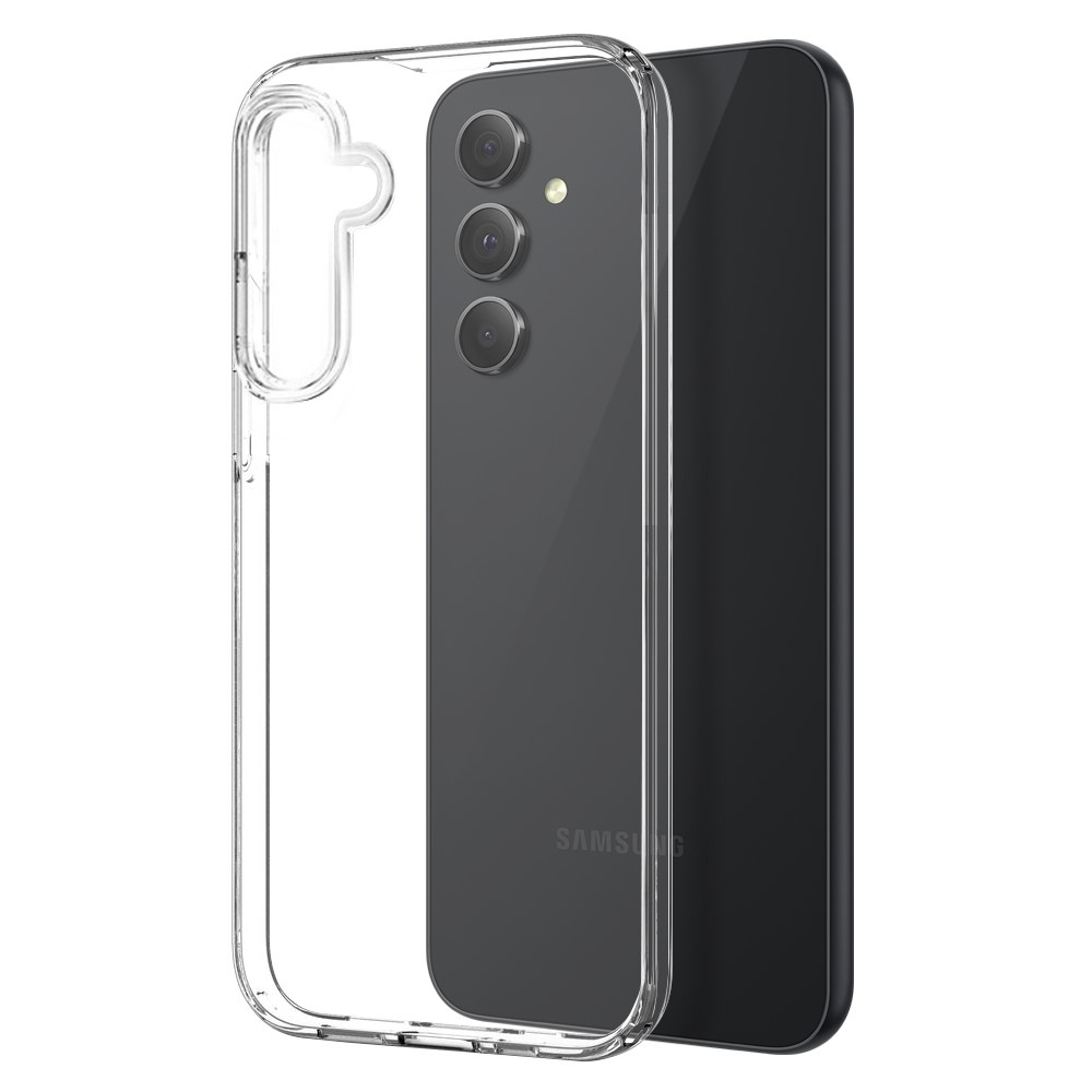 NORTHJO átlátszó zselés tok + edzett üveg Samsung Galaxy A55 5G - átlátszó