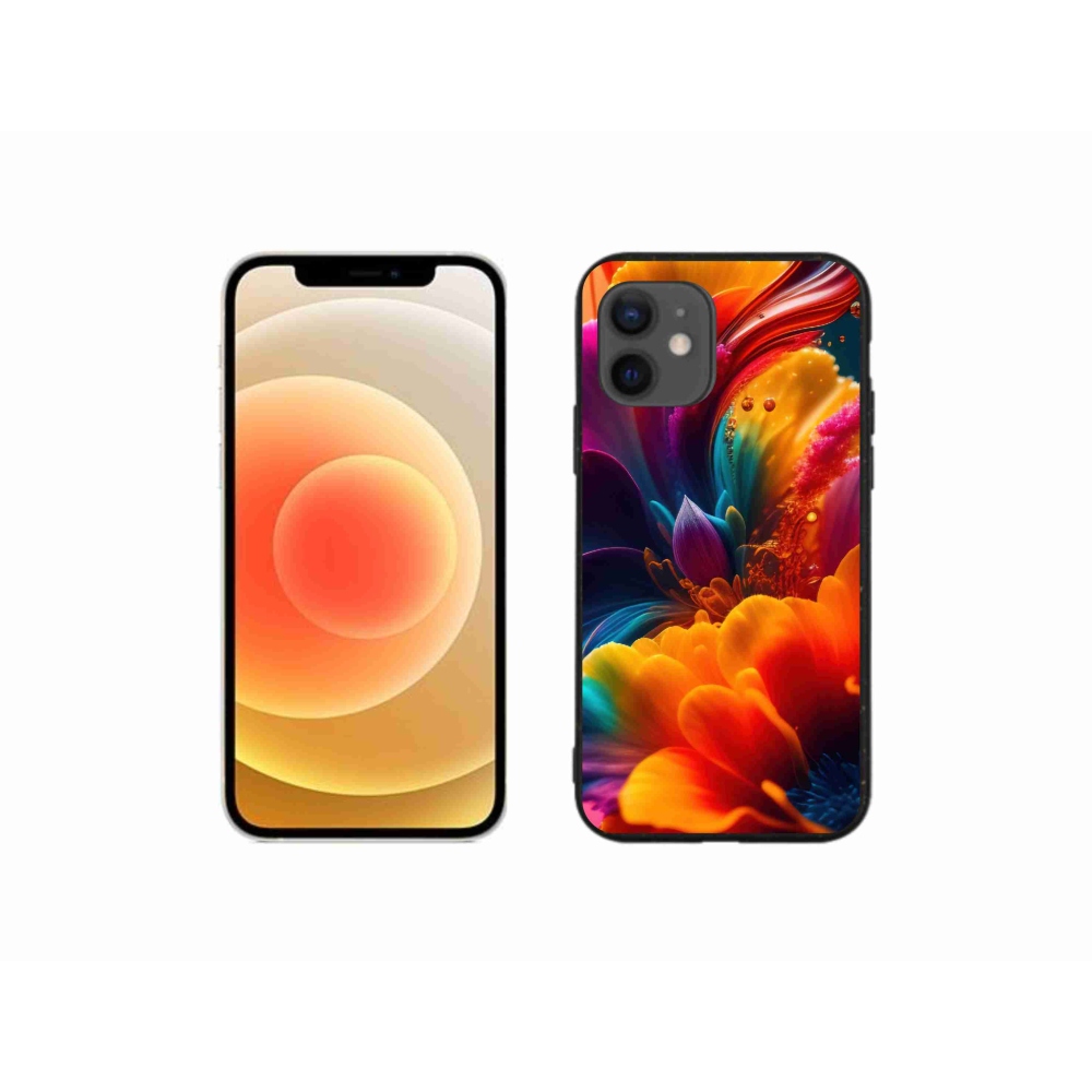 Gél borítás mmCase iPhone 12 mini készülékhez - absztrakt motívum 2