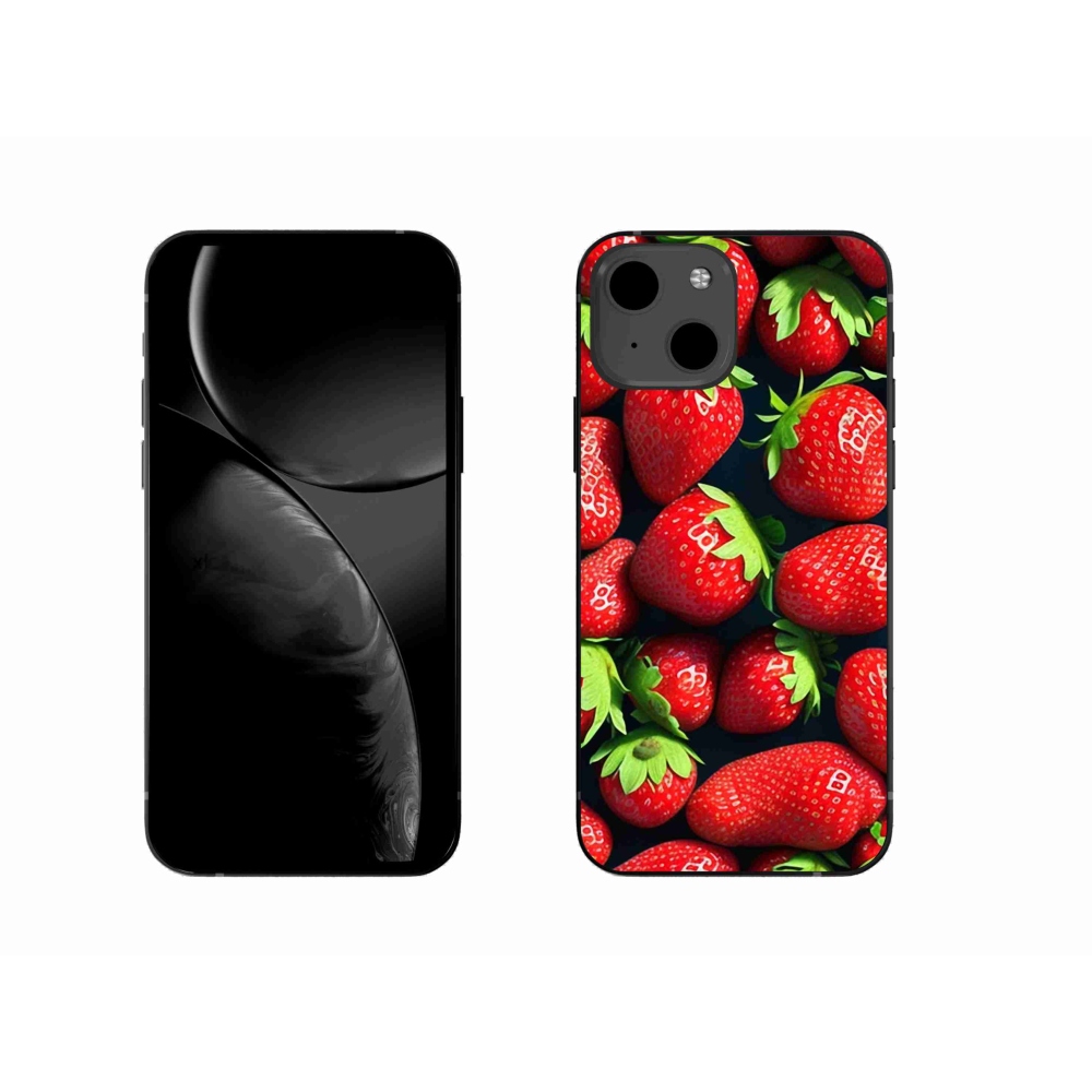 Zselés borítás mmCase iPhone 13 készülékhez - eper