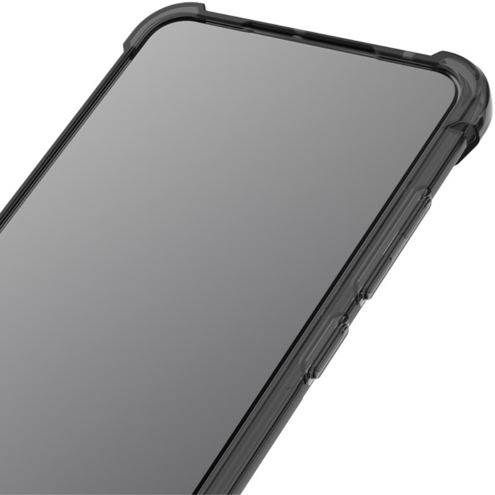 IMK átlátszó zselés tok megerősített sarkokkal Xiaomi Poco F6-hoz - fekete