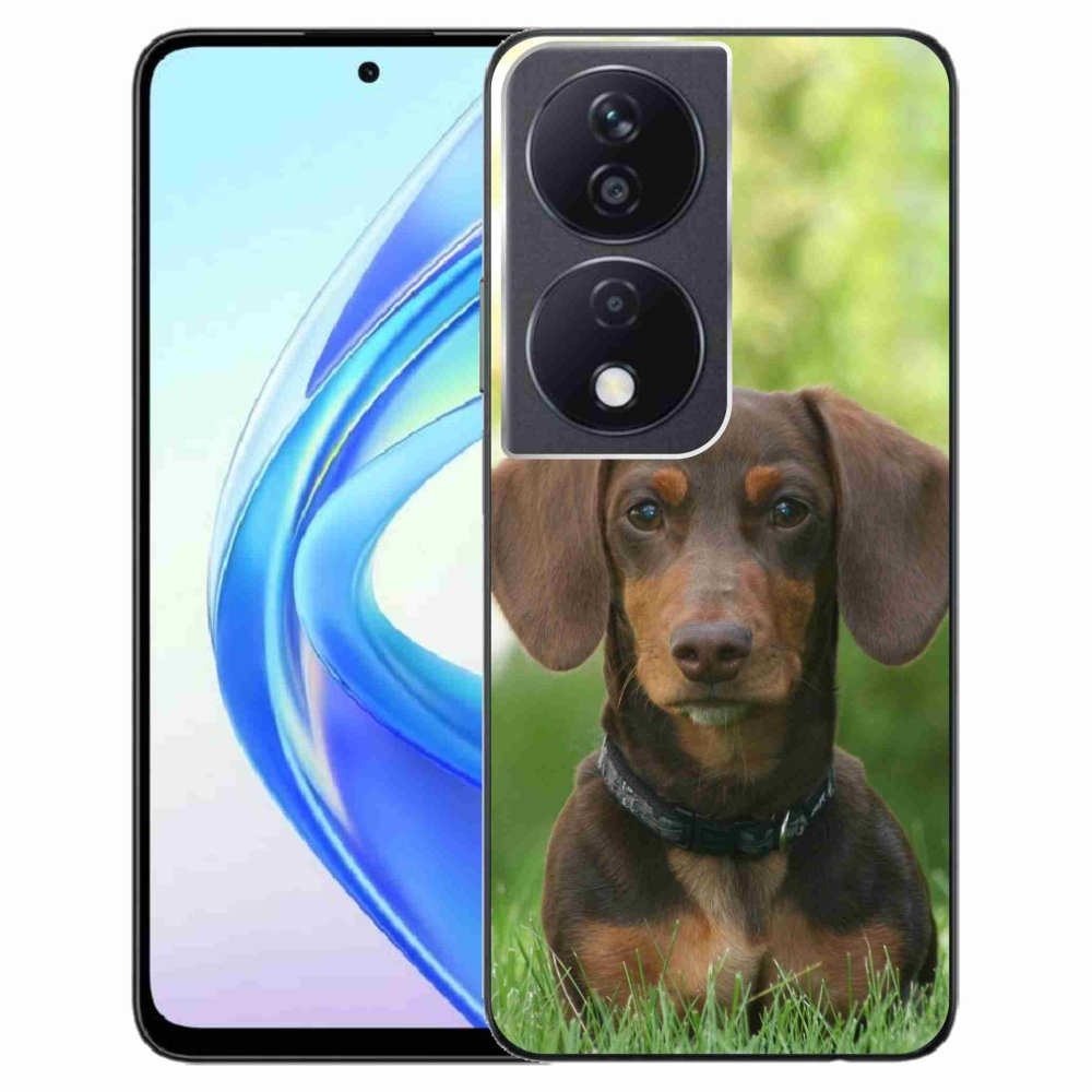 Gél tok mmCase a Honor X7b/Honor 90 Smart készülékhez - barna tacskó