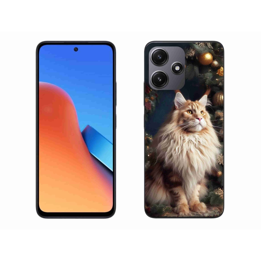Gél borítás mmCase a Xiaomi Redmi 12 5G-hez - macska a fánál