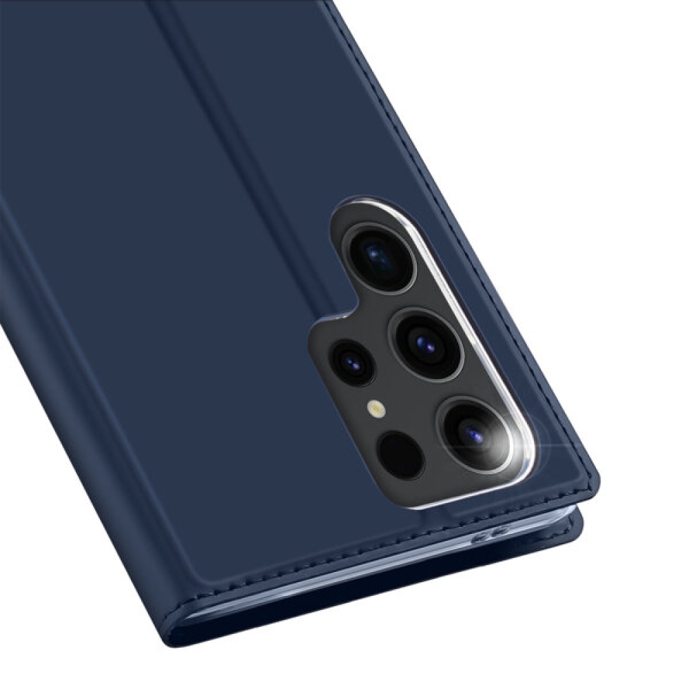 DUX könyvtáska Samsung Galaxy S24 Ultra készülékhez - sötétkék