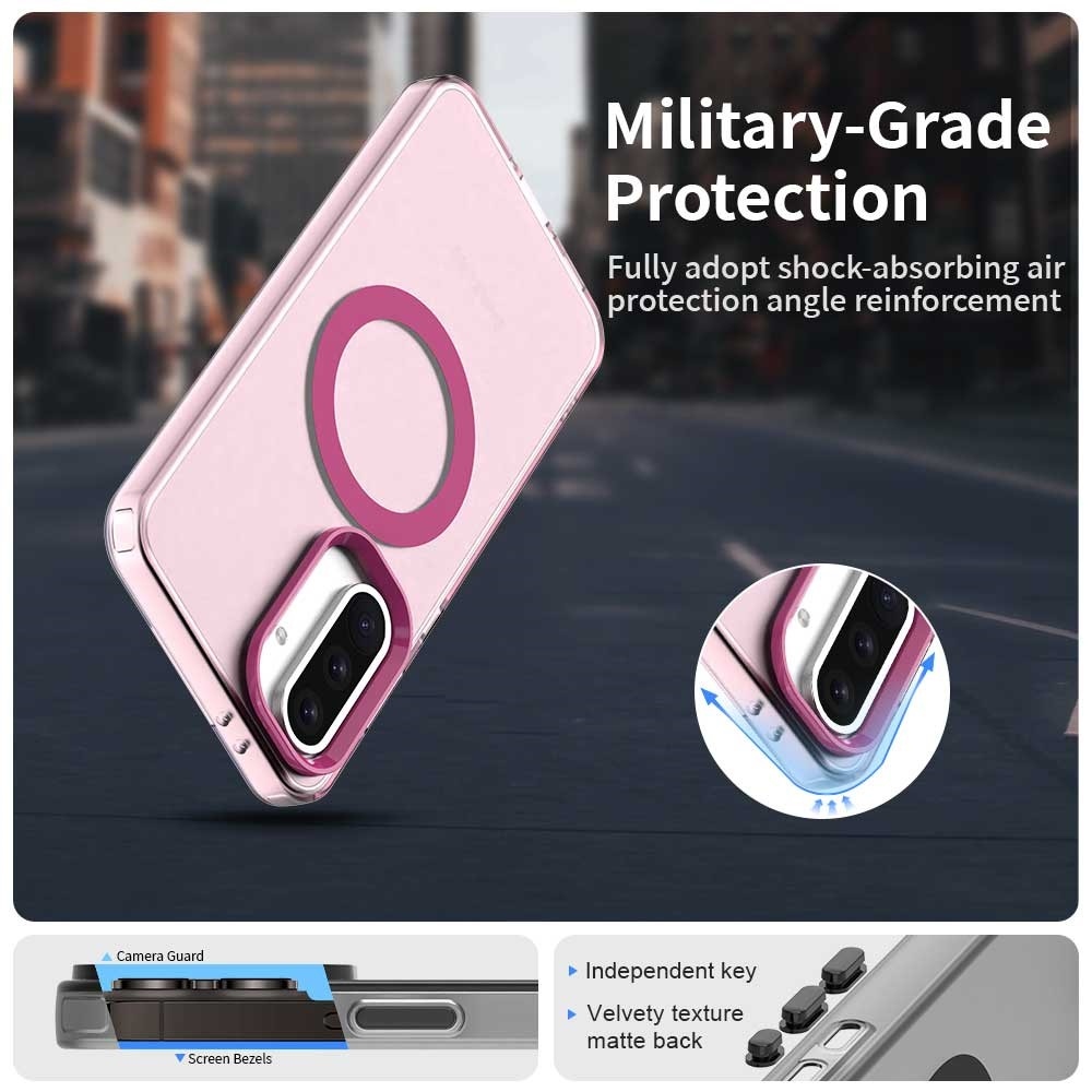 Candy zselés tok MagSafe Samsung Galaxy A36 5G/A56 5G - rózsaszínű
