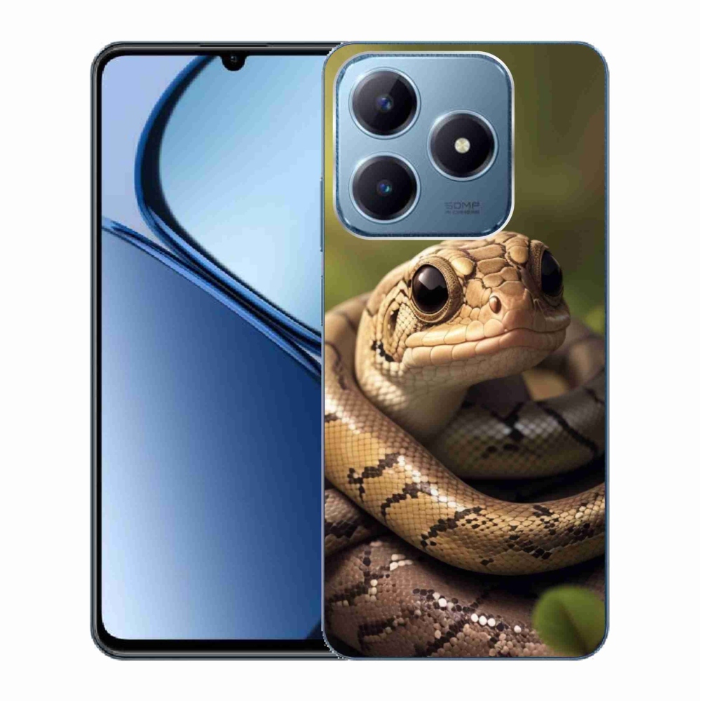 Zselés borítás mmCase a Realme C63 készülékhez - kígyó 1