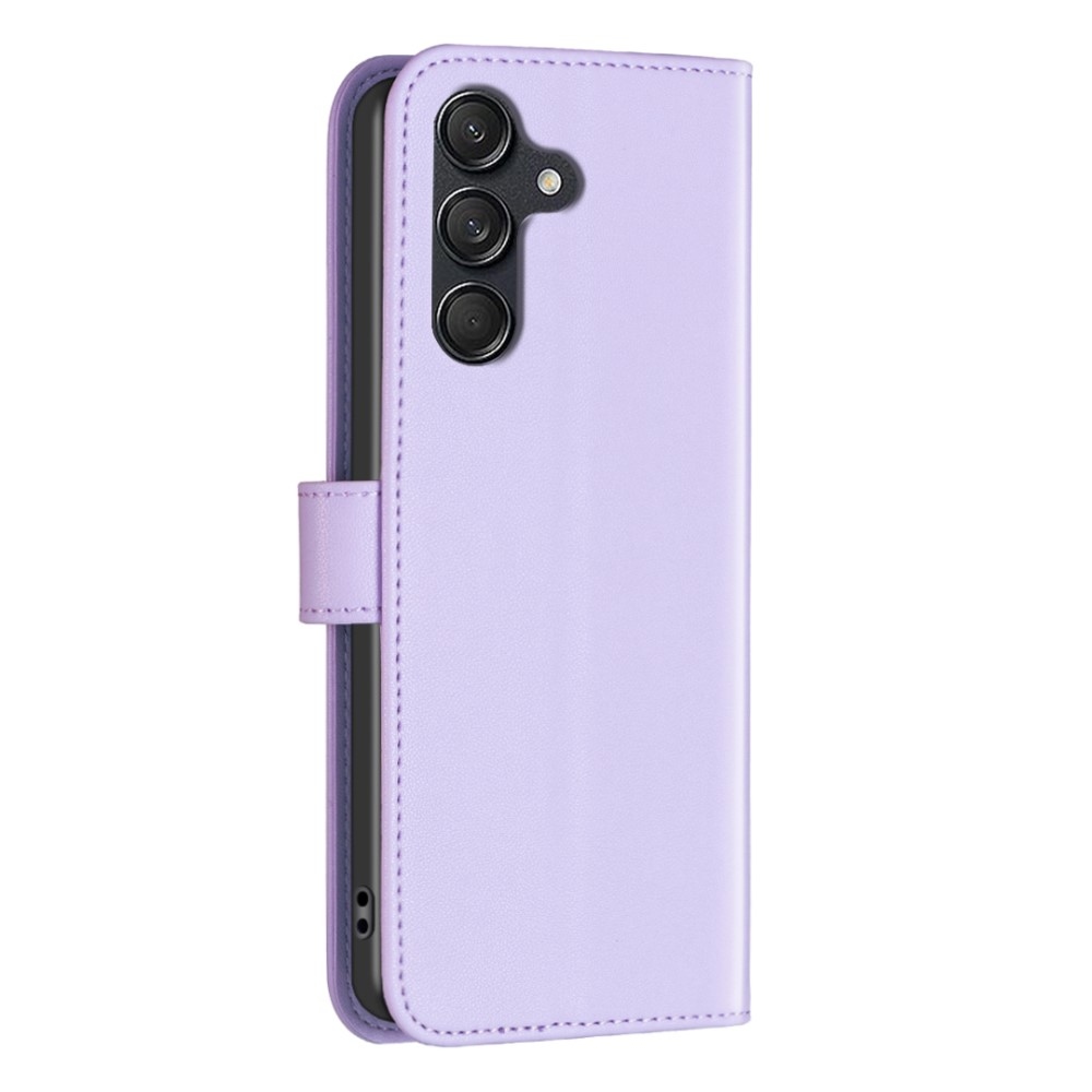 BNF könyvtáska Samsung Galaxy M55 5G - világos lila