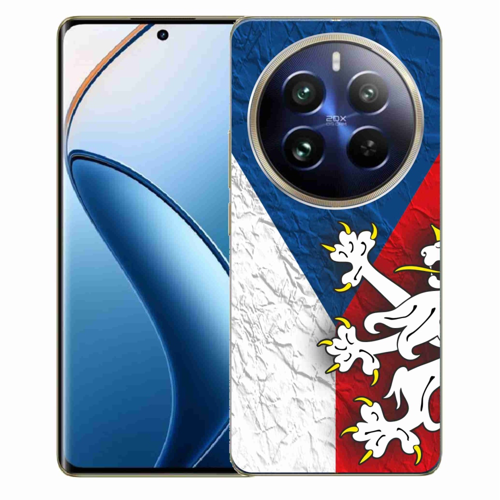Gél borítás mmCase a Realme 12 Pro 5G/12 Pro+ 5G számára - cseh zászló 1