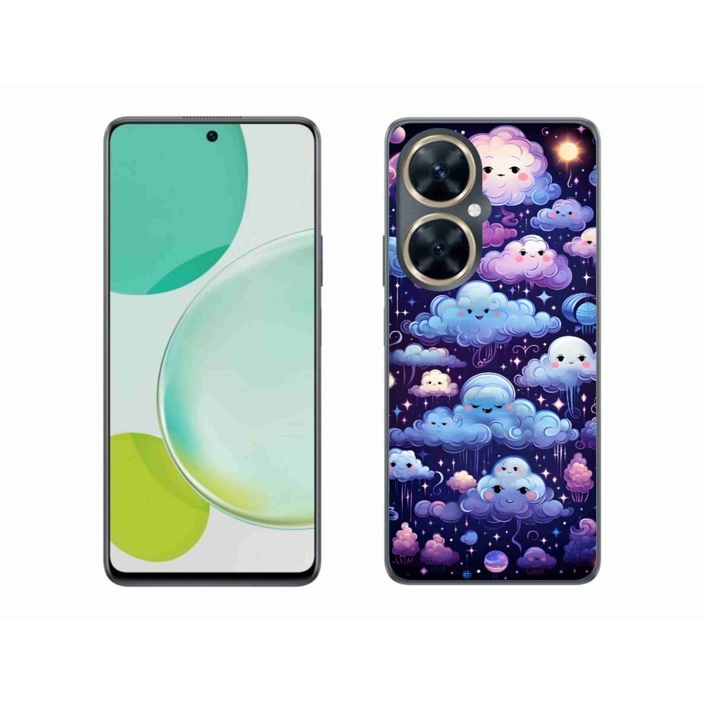 Gél borítás mmCase a Huawei Nova 11i készülékhez - felhők