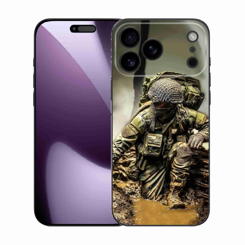 Gél védőburkolat mmCase iPhone 17 Pro Max készülékhez - katona