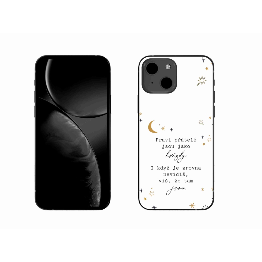 Gél borítás mmCase iPhone 13 6.1 - idézem 6 fehér háttérrel