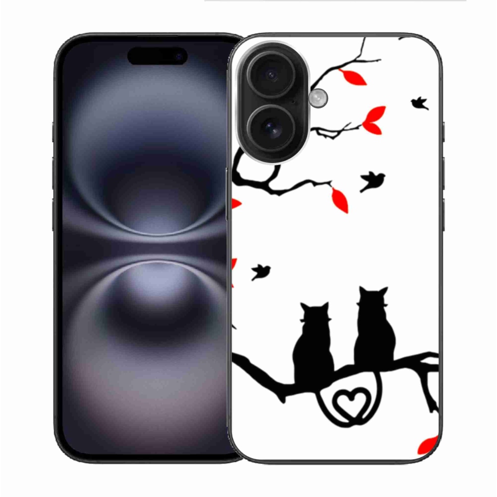 Gél borítás mmCase iPhone 16 készülékhez - macskaszerelem