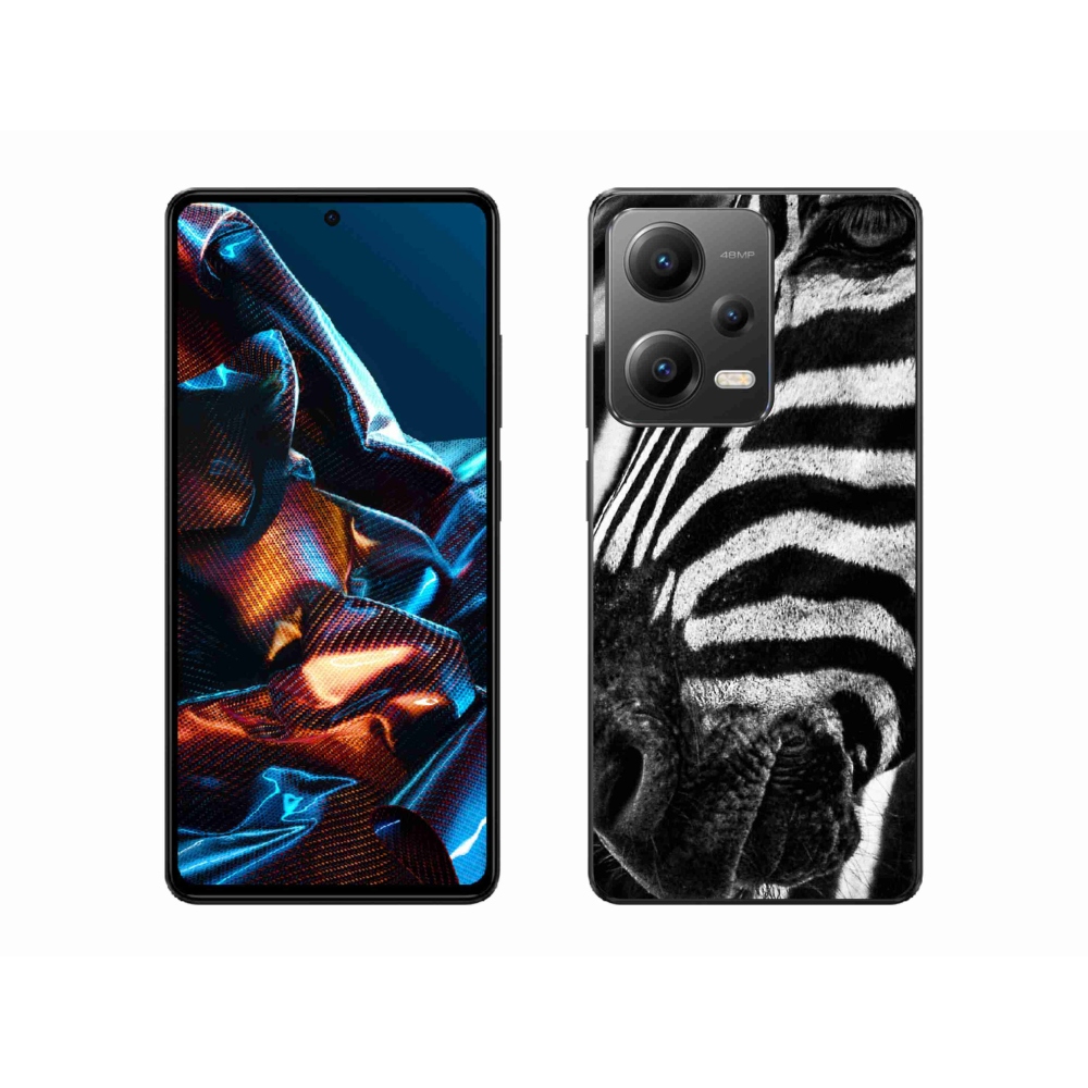 Gél borítás mmCase a Xiaomi Redmi Note 12 Pro 5G számára - zebra