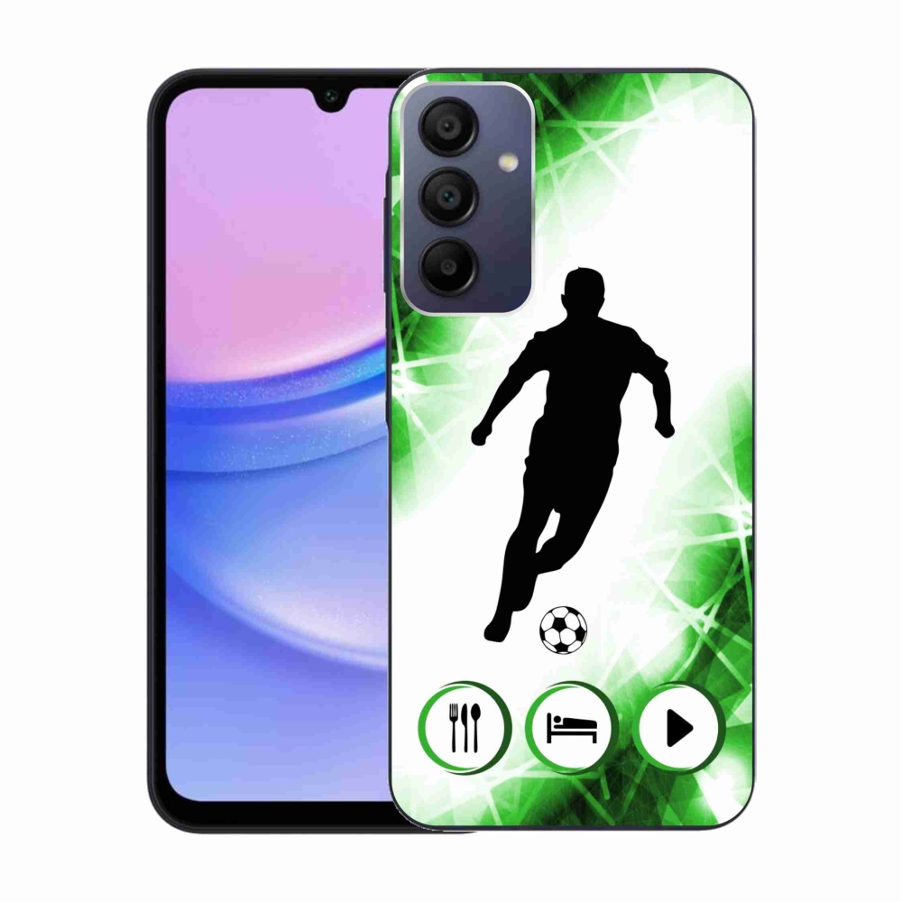 Zselés borítás mmCase Samsung Galaxy A15 4G/5G - focista számára