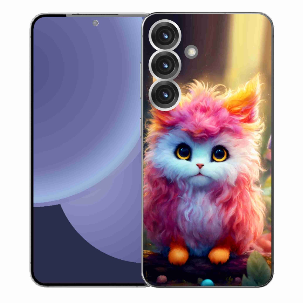 Gél borítás mmCase Samsung Galaxy S25+ készülékhez - aranyos cica 5
