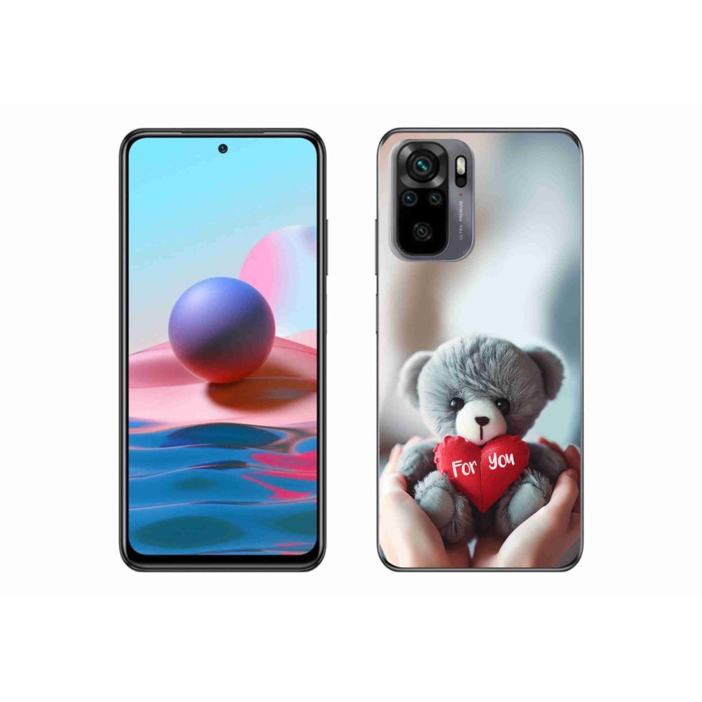 Gél borítás mmCase a Xiaomi Poco M5s számára - mackó a szerelmesek számára