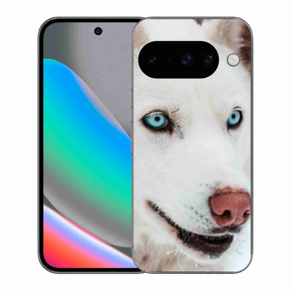 Zselés borítás mmCase a Google Pixel 10 számára - kutyaszemmel nézve
