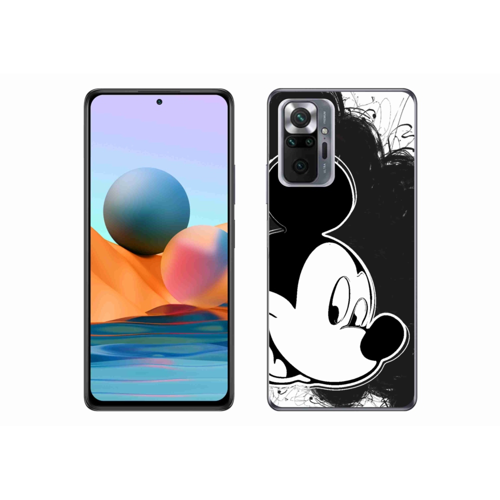 Gél borítás mmCase a Xiaomi Redmi Note 10 Pro készülékhez - mickey egér 1