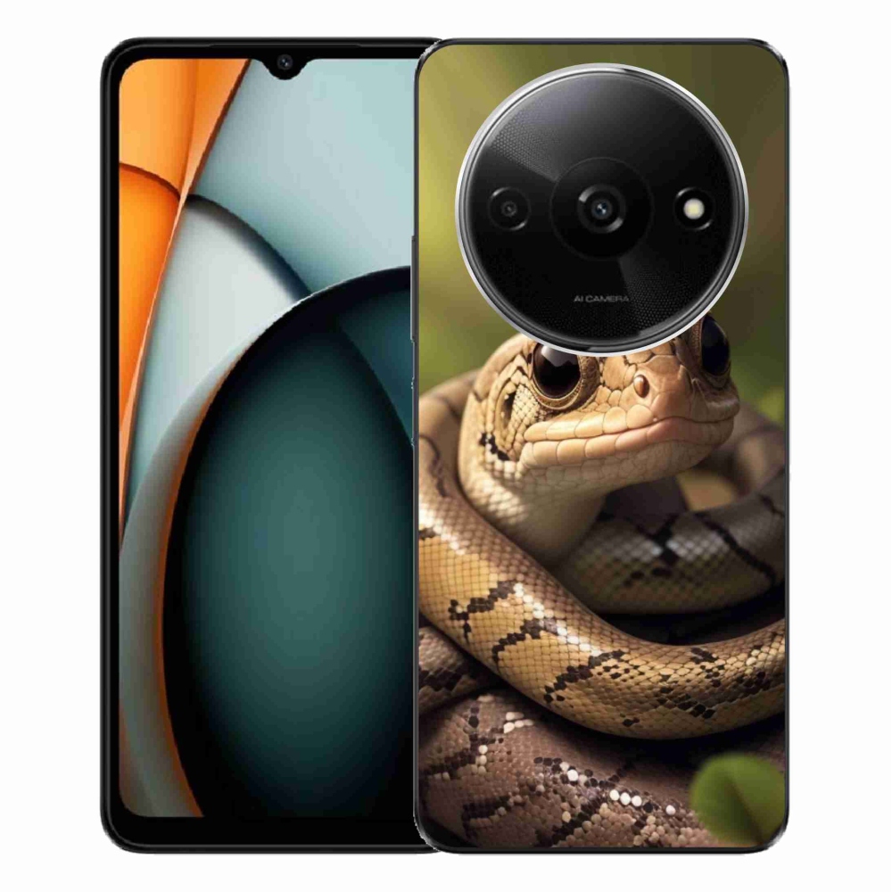 Gél borítás mmCase a Xiaomi Redmi A3-hoz - kígyó 1