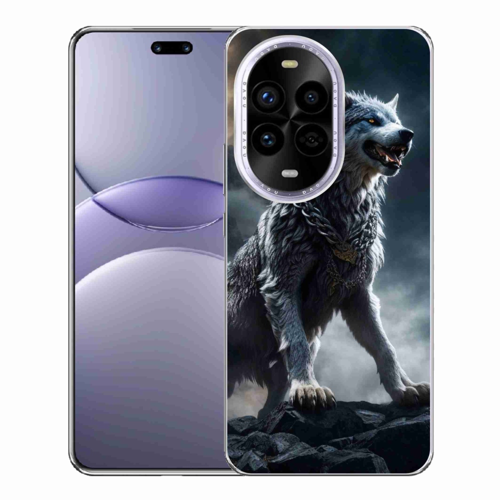 Zselés borítás mmCase a Huawei Nova 13 Pro 5G-n - farkas 1