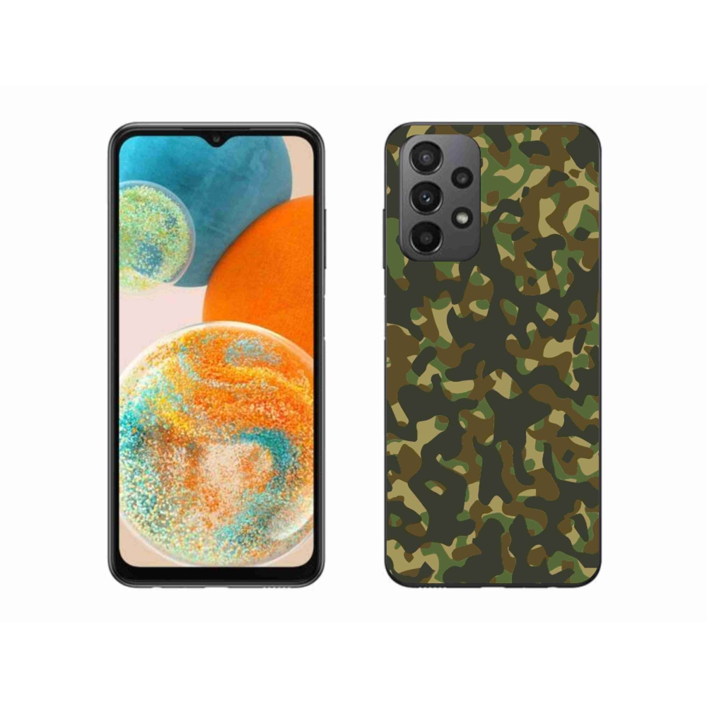 Zselés borítás mmCase Samsung Galaxy A23 4G/5G - terepszínű mintázat 1