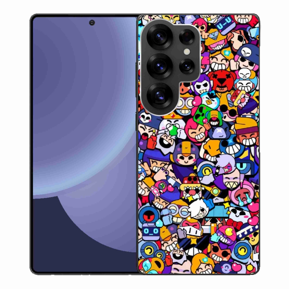 Gél borítás mmCase Samsung Galaxy S25 Ultra - verekedős csillagok 2