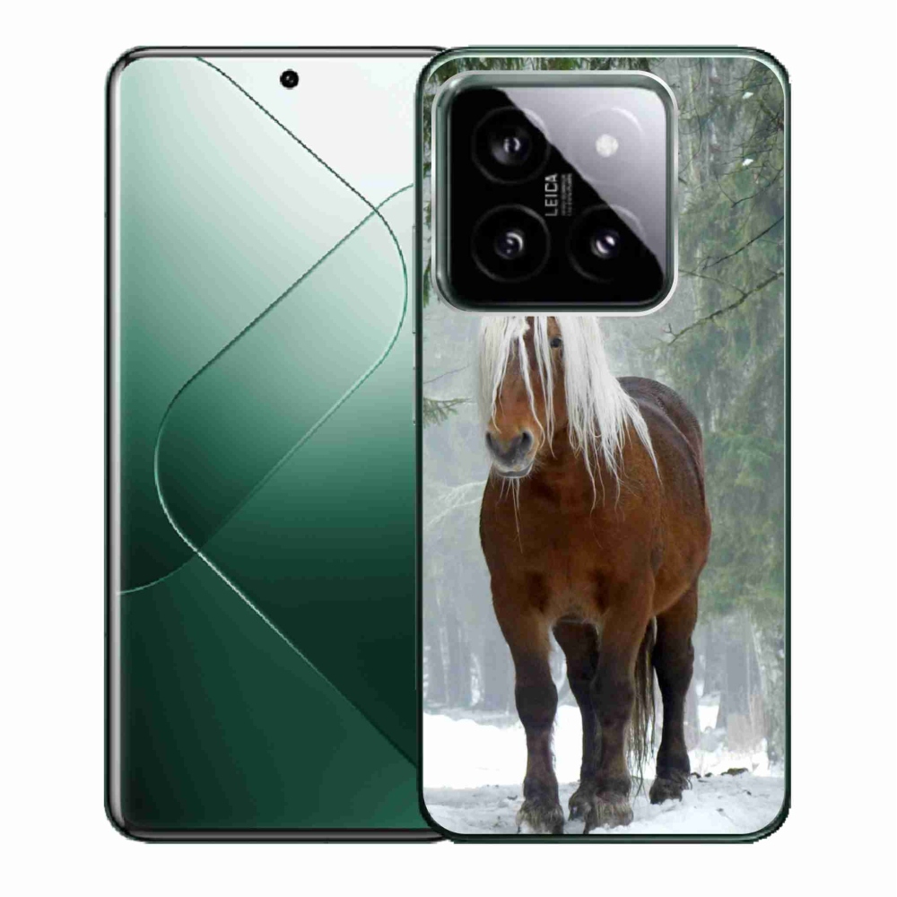 Gél tok mmCase a Xiaomi 14-hez - ló az erdőben