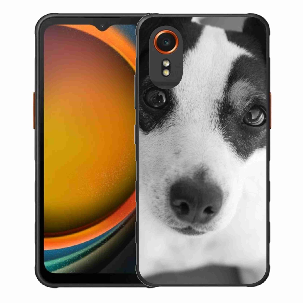 Zselés borítás mmCase Samsung Galaxy Xcover 7 - kutya számára