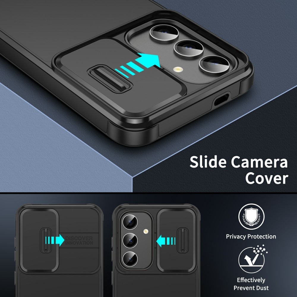 Camshield tartós borítás Samsung Galaxy A36 5G/A56 5G készülékhez - fekete