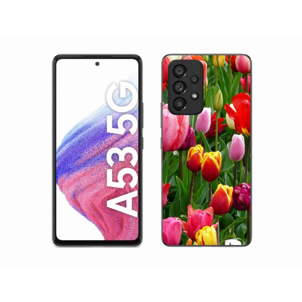 Zselés borítás mmCase Samsung Galaxy A53 5G - tulipánok