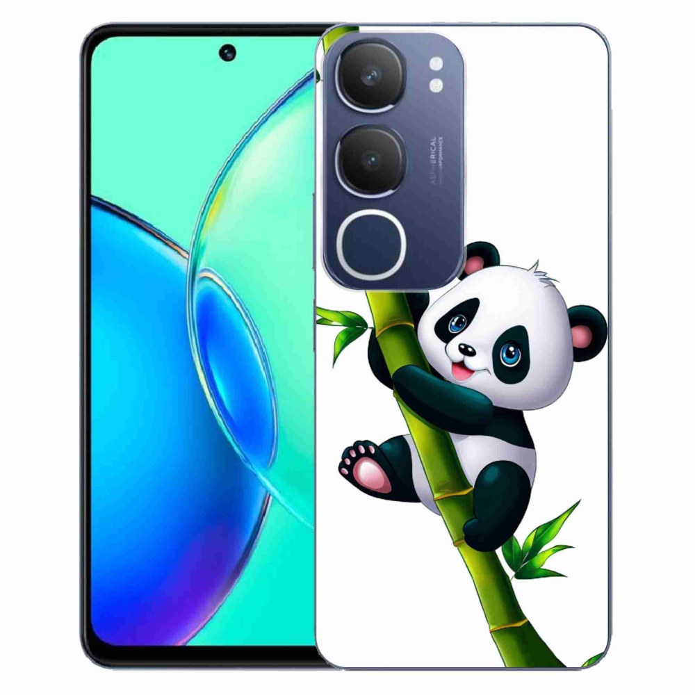 Gél borítás mmCase a Vivo Y19s készülékhez - panda a bambuszon