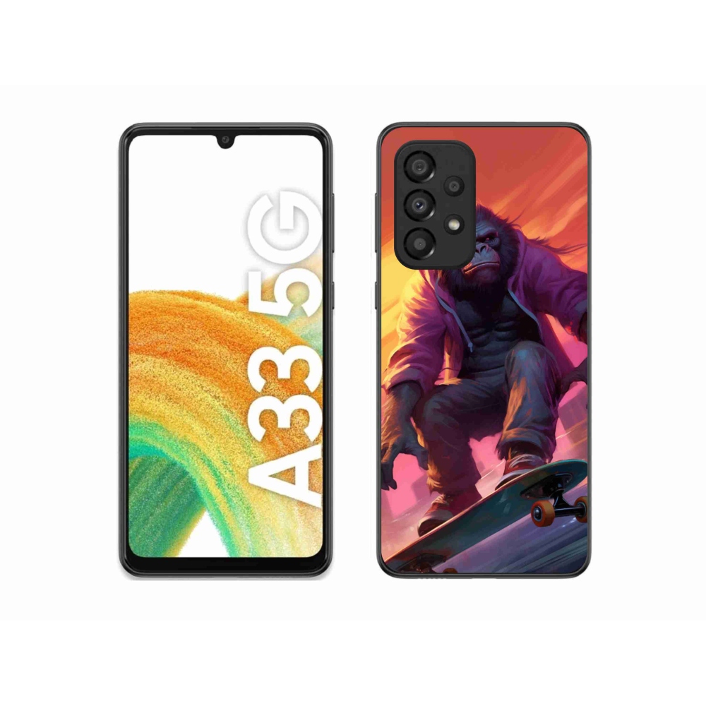 Zselés borítás mmCase Samsung Galaxy A33 5G - gorilla gördeszkán